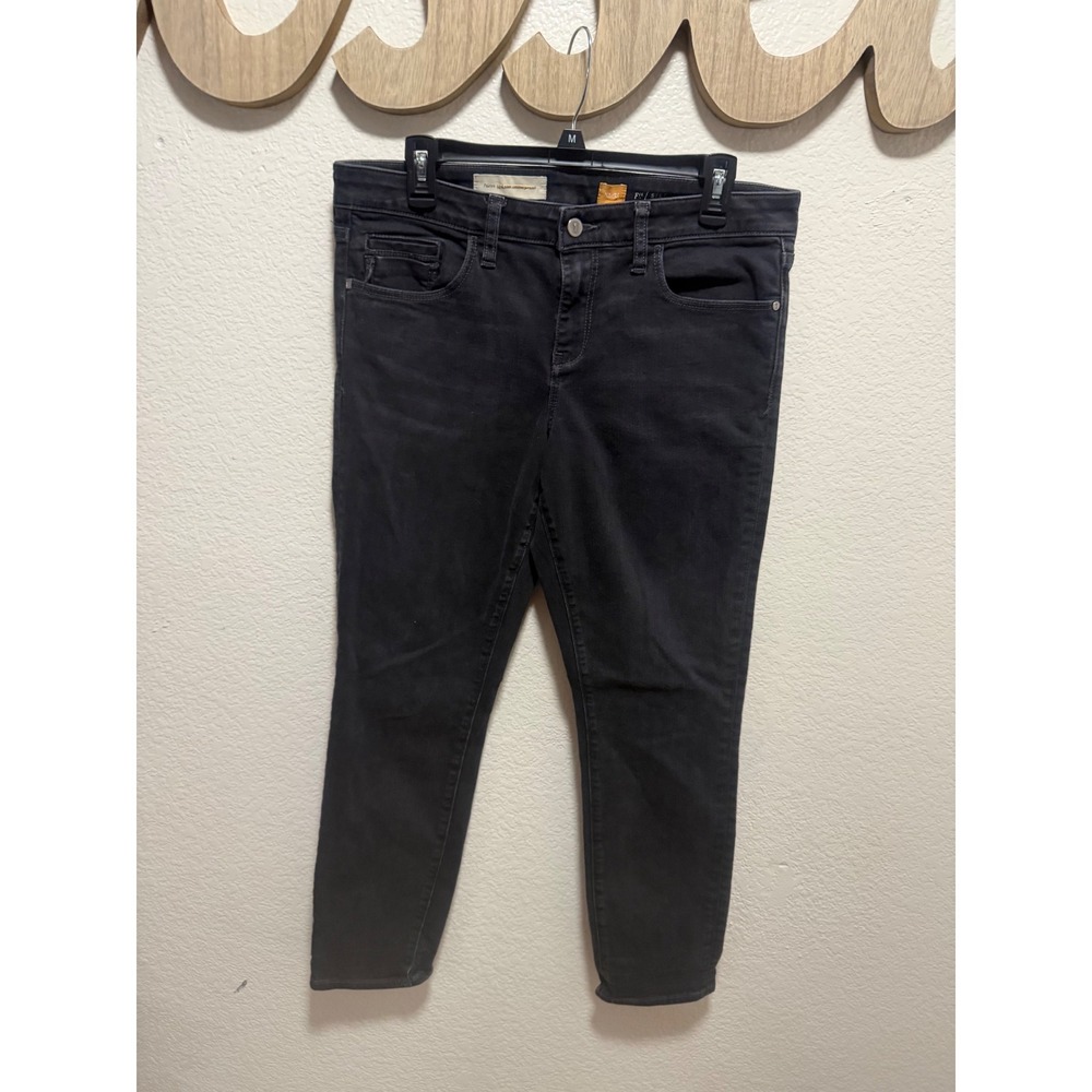 Pilcro and the Letterpress Stet Slim Straight Jeans Faded Black Anthropologie 31